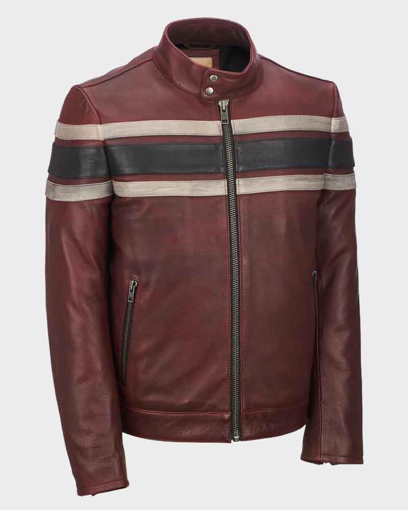 Vintage Men's Jacket - Red - L