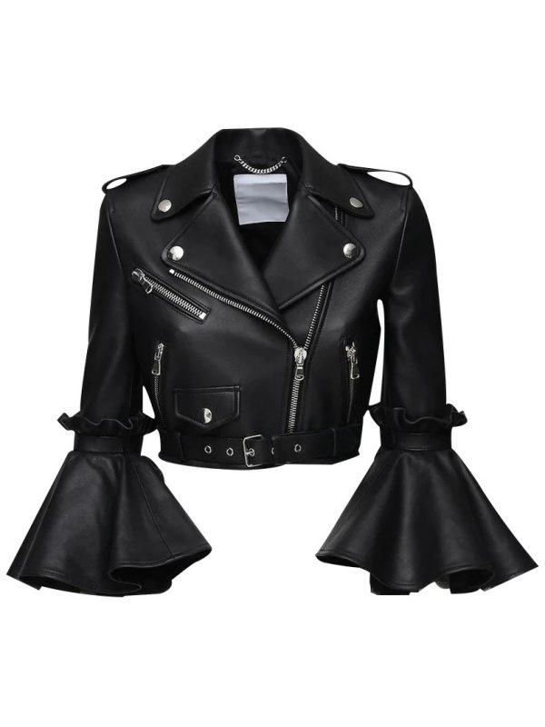 Cropped Real Leather Jacket | vlr.eng.br