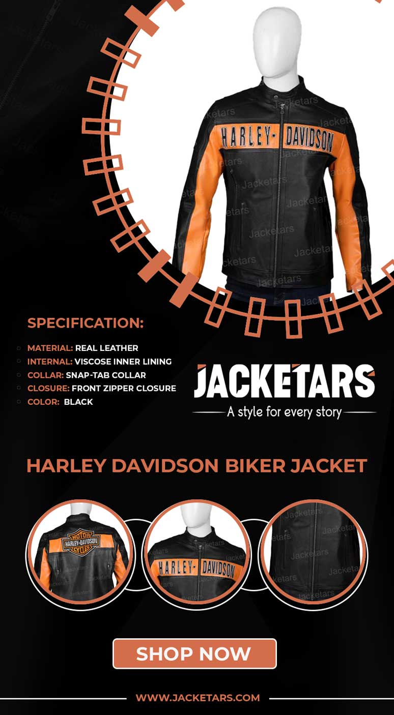 Harley Davidson Biker Jacket Info