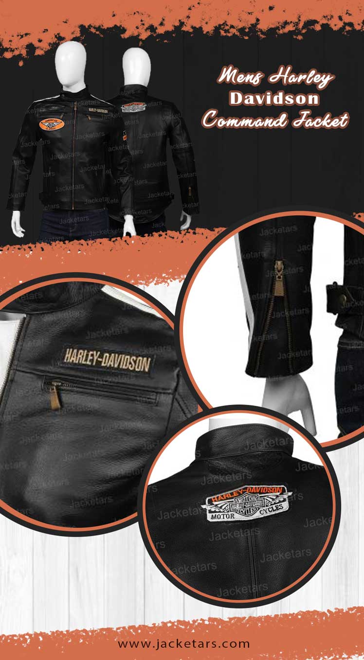 Mens Harley Davidson Command Jacket info