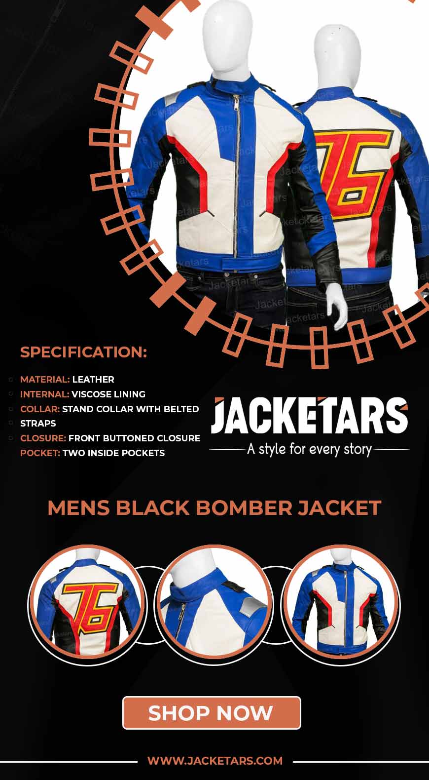 Overwatch Soldier 76 Jacket