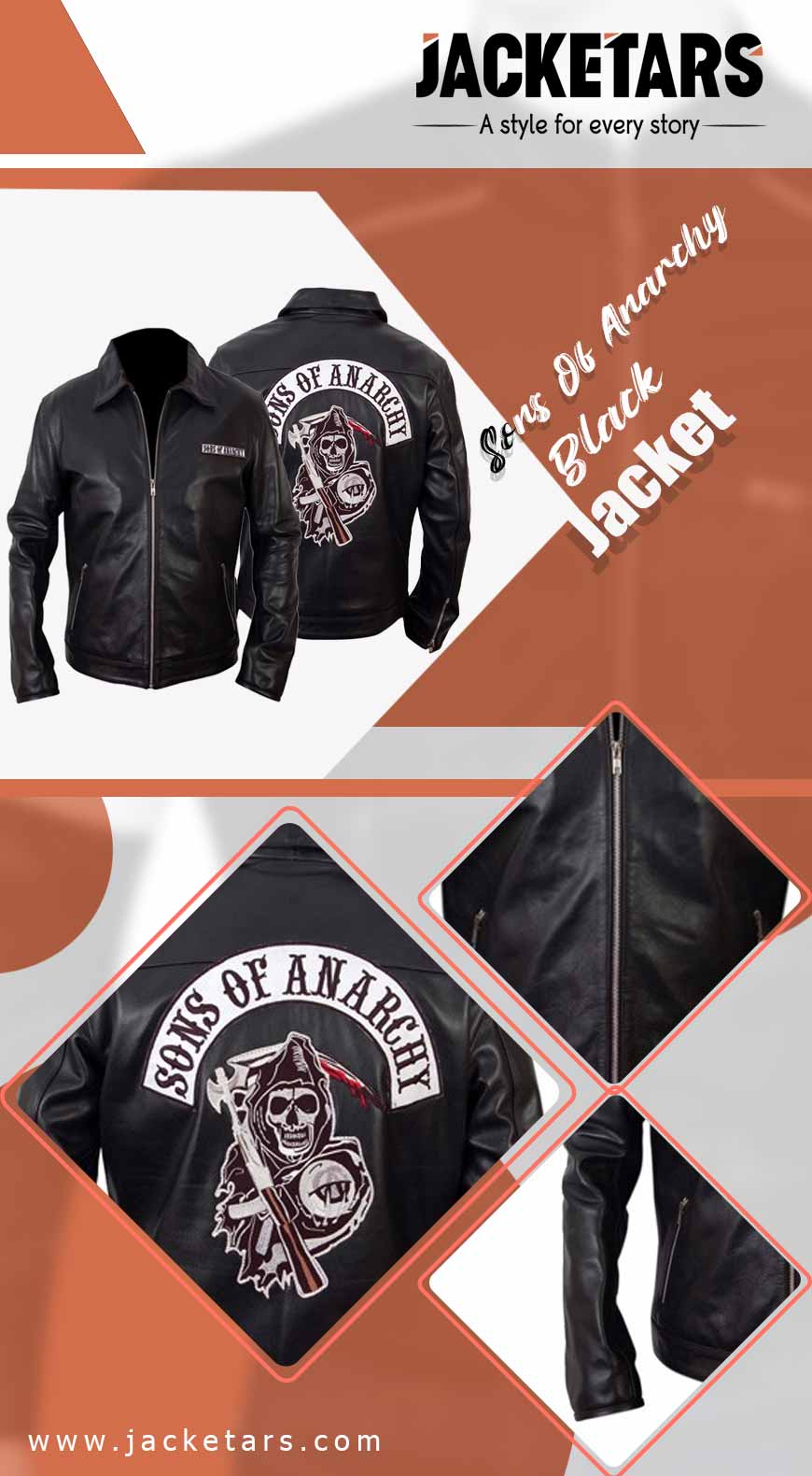 Sons Of Anarchy Black Jacket info