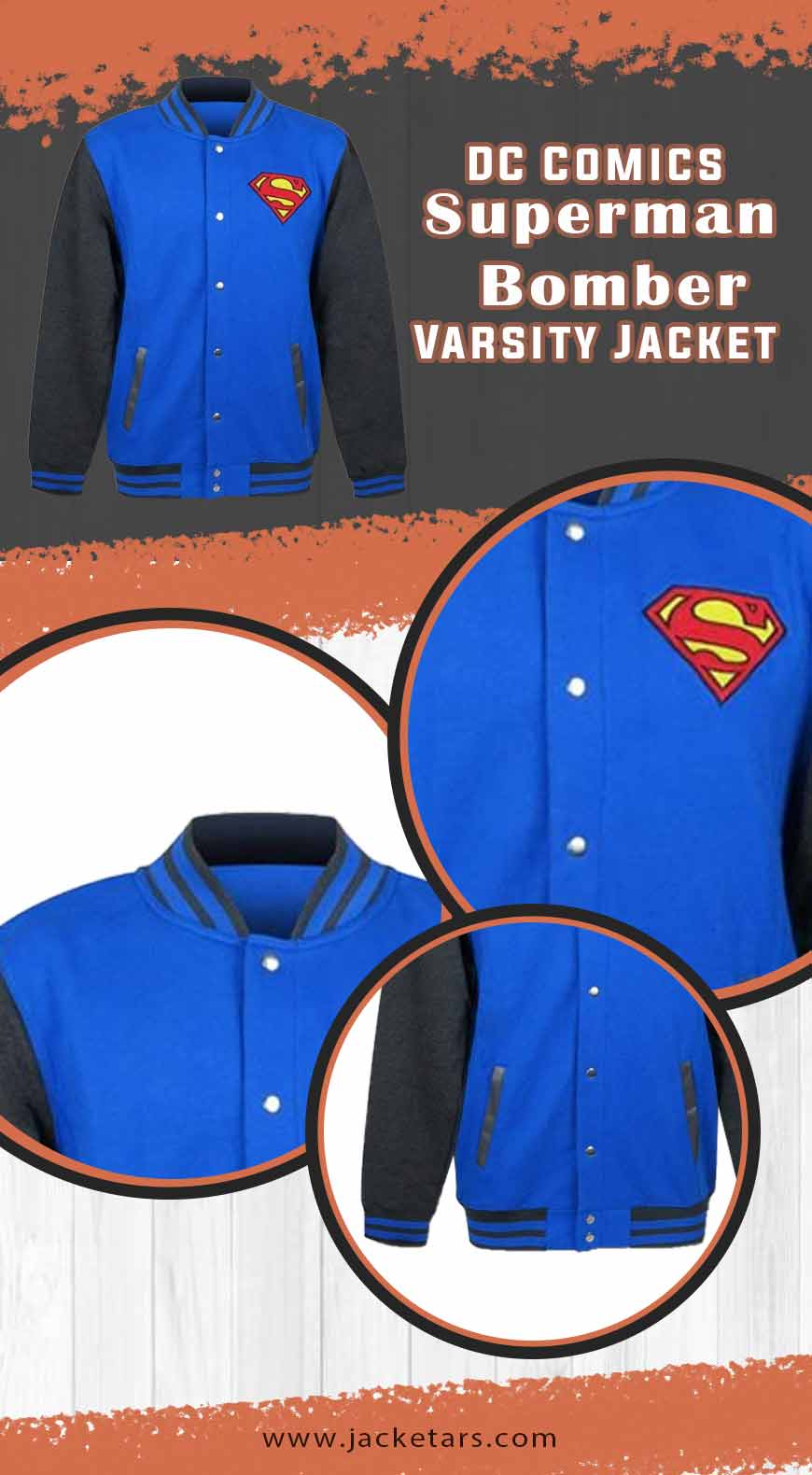 Superman Varsity Jacket