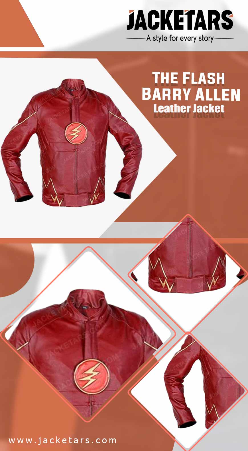 The Flash Barry Allen Leather Jacket INFO
