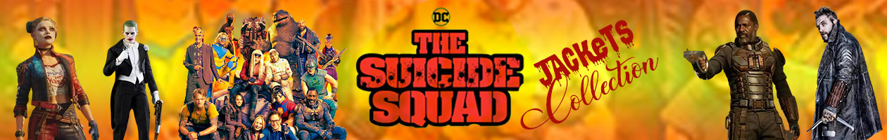 Suicide Squad jackets collection banner