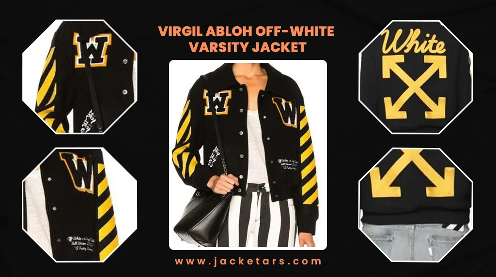 Jacketars Virgil Abloh Off-White Varsity Jacket