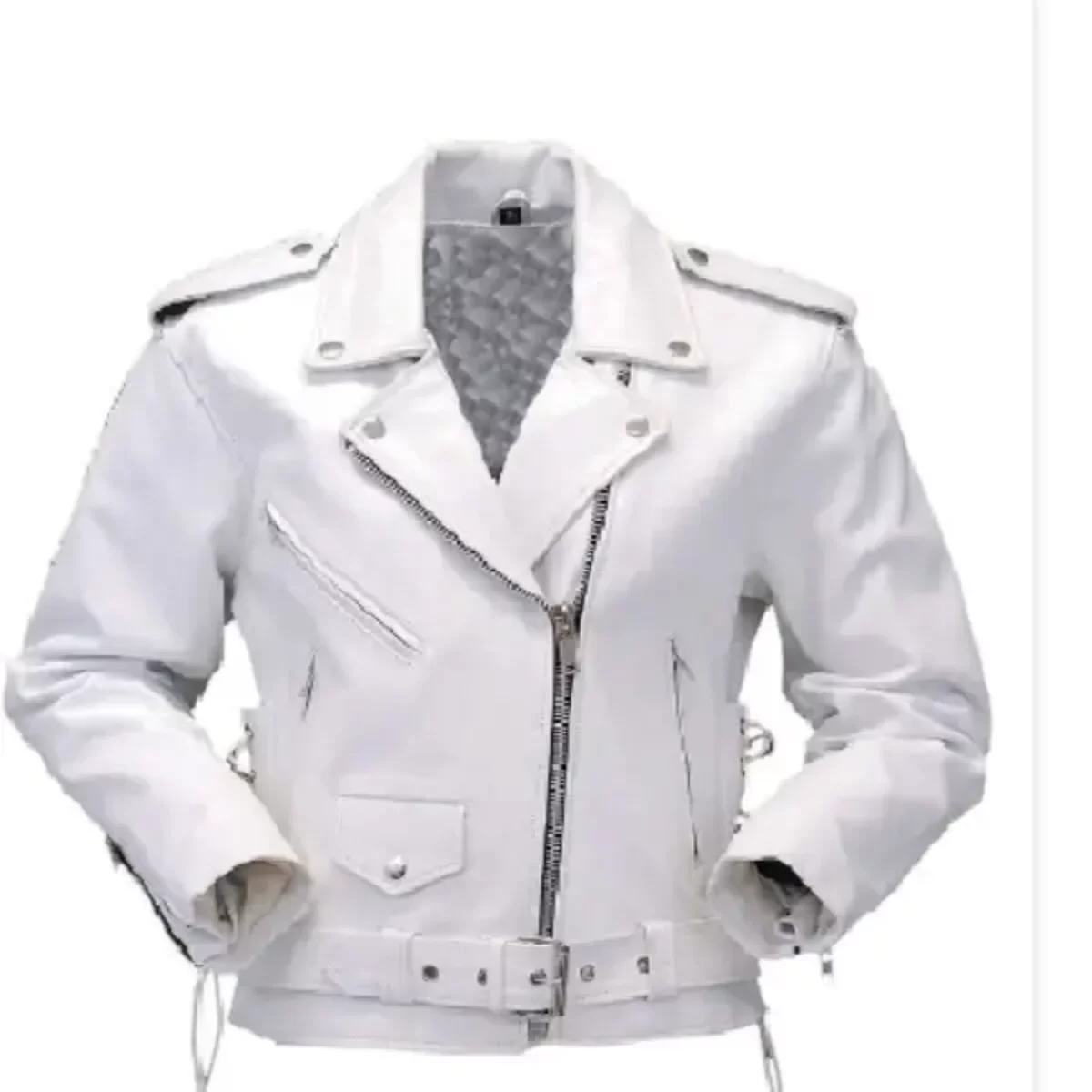 White Leather Jackets - Buy White Leather Jackets online at Best Prices in  India