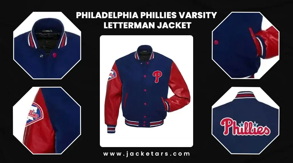 Philadelphia Phillies Varsity Letterman Jacket - Jackets Junction