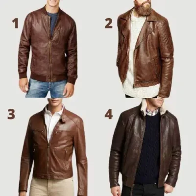 Men Brown Leather Jacket | Brown Leather Jackets | Brown Jacket