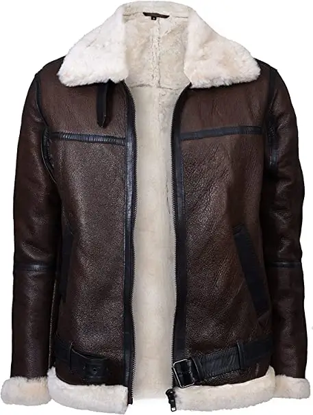 Men's B3 Shearling Sheepskin leather Jacket
