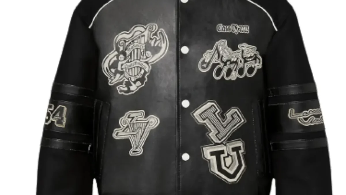 Jacketars Louis Vuitton Patch Varsity Jacket